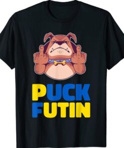 Puck Futin Stop War Stand With Ukraine Peace Dog Shirt