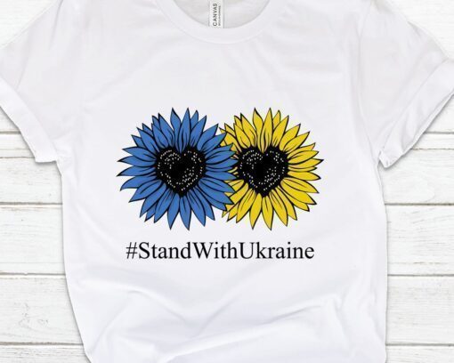 Stand with Ukraine Sunflower Shirt