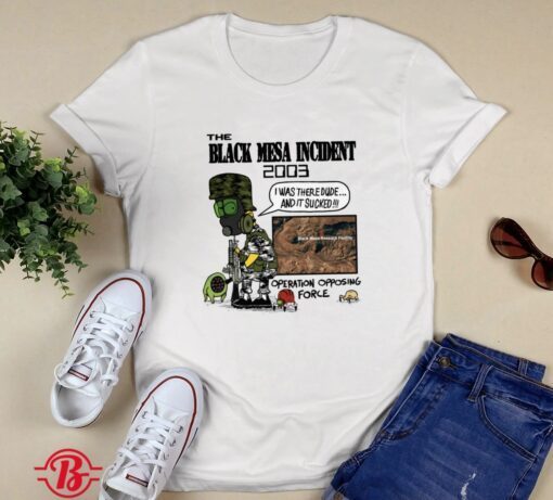 Bart Simpson The Black Mesa Incident 2003 Shirt