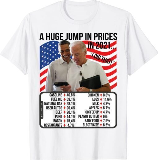 Biden High Prices Inflation Bad Economy Gas Supply Chain Dem Shirt
