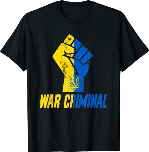 War Criminal Biden Saying T-Shirt