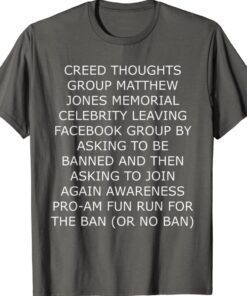 Creed Thoughts Matthew Shirt