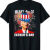 Joe Biden Merry 4th Of Funny Father's Day 2022 Shirt