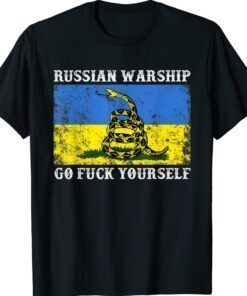 Stand With Ukraine Flag Russian Go Fuck Yourself Shirt