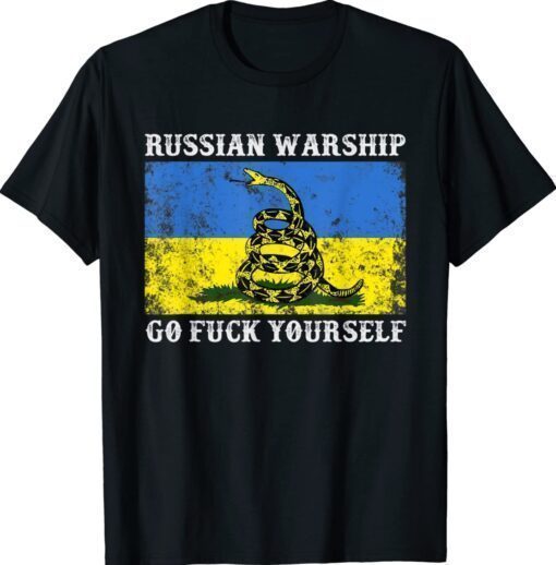 Stand With Ukraine Flag Russian Go Fuck Yourself Shirt