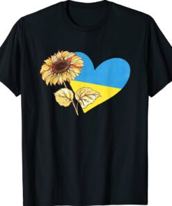 Sunflower Ukrainian Flag I Stand With Ukraine Ukraine Love Shirt