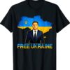 Free Ukraine I Stand With Ukraine Volodymyr Zelensky Support Shirt