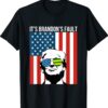 Pro Trump American Flag Sunglasses Funny Anti Joe Biden Shirt