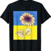 Sunflower Ukrainian Flag Stand With Ukraine Love No War Shirt