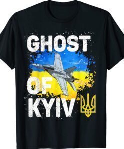 The Ghost of Kyiv Stand With Ukraine Flag T-Shirt
