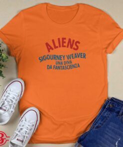 Aliens Sigourney Weaver Una Diva Da Fantascienza Shirt