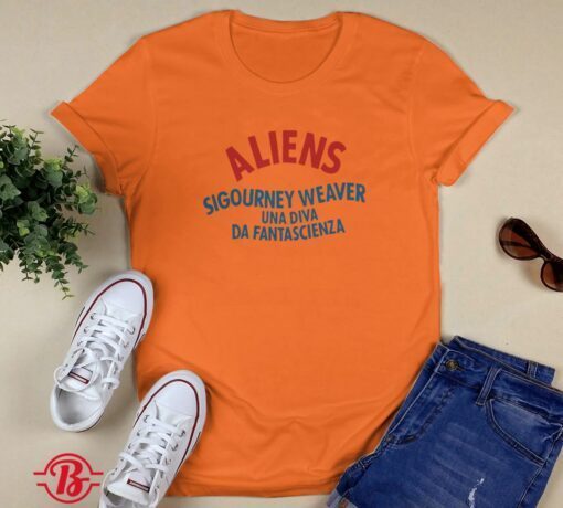 Aliens Sigourney Weaver Una Diva Da Fantascienza Shirt