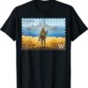 Ukraine Postage Stamp Flag Pride Vintage Ukraine Shirt
