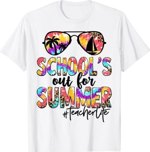 Retro Last Day Of School Schools Out For Summer Teacher Life Shirt