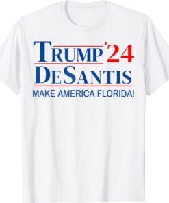 Trump DeSantis 2024 Make America Florida Republican Vintage Shirt