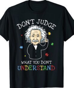 Autism Awareness Teacher Accept Don't Judge Shirt