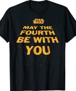 May The Fourth Be With You Tilted Logo Poster Shirt