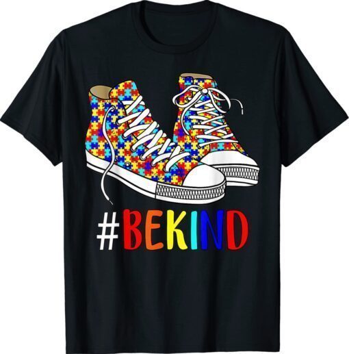 Be Kind Autism Awareness Puzzle Shoes Autism Shirt