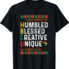 Vintage HBCU Humbled Blessed Creative Unique African Shirt