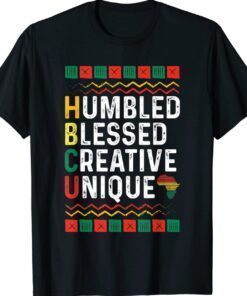 Vintage HBCU Humbled Blessed Creative Unique African Shirt