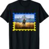 Support Ukraine Postage Stamp Flag Pride Shirt