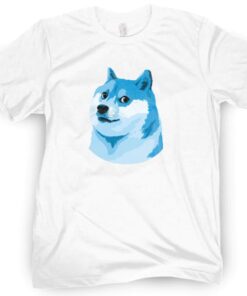 Blue Dog Face Shiba Shirt