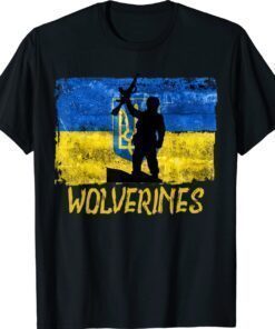 Wolverines Support Ukraine Wolverines Love Support T-Shirt