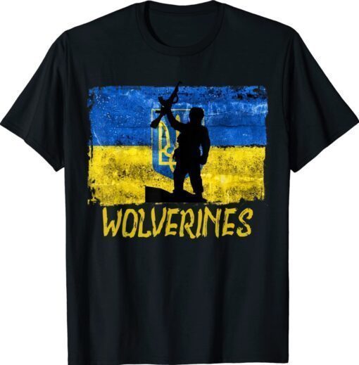 Wolverines Support Ukraine Wolverines Love Support T-Shirt