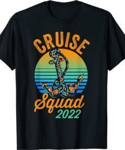 Cruise Squad 2022 Cowhide Leopard Anchor Cruising Shirt