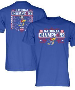 Blue Royal Kansas Jayhawks Basketball National Champions 2022 Shirt