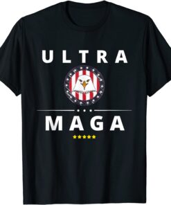 Anti Joe Biden Ultra Maga Pro Trump Support USA Flag 2022 Shirt