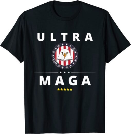 Anti Joe Biden Ultra Maga Pro Trump Support USA Flag 2022 Shirt