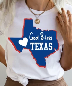God Bless Texas, Prayers for Texas, Anti Gun Pray For Texas Shirt