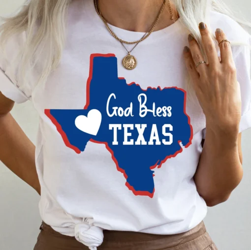 God Bless Texas, Prayers for Texas, Anti Gun Pray For Texas Shirt