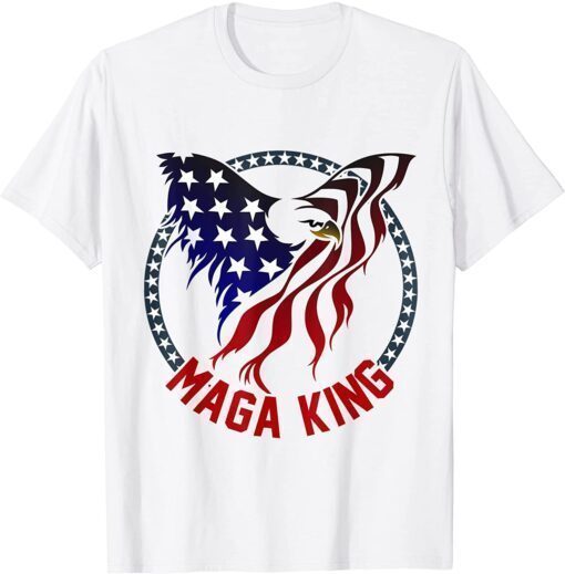 Mega King Eagle USA Flag Proud Ultra Maga Trump 2024 Shirt