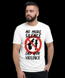 No more silence end gun violence, Anti Gun Pray For Texas Shirt