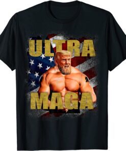 Pro-Trump, Trump Muscle, Ultra Maga American-Muscle Shirt