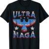 Ultra MAGA Pro Trump Anti Biden Patriotic Eagle Shirt