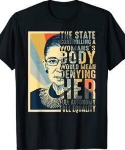 Ruth Bader Ginsburg My Body My Choice RBG Shirt