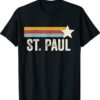 US American City 70's Star USA Vintage Retro St. Paul Shirt