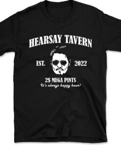 Johnny Depp Shirt Justice for Johnny Depp Hearsay Tavern Shirt