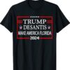 Trump DeSantis 2024 Make America Florida Election Shirt
