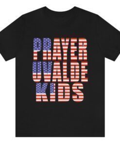 Pray For Uvalde Texas Kids US Flag Shirt