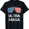 Ultra Maga American Flag Sunglasses Shirt