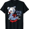 Bear Broken Heart Dripping UNC University Blue 6s Matching Shirt