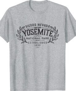 Yosemite National Park California Retro Shirt