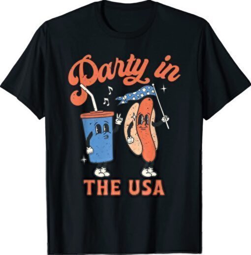 4th Of July For Hotdog Lover Party In The USA Shirt