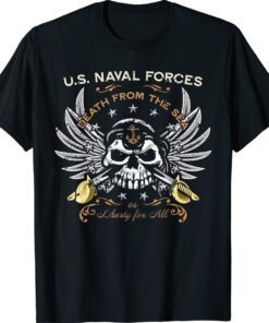 Death From The Sea Or Liberty For All Distressed Sailor Art Shirt