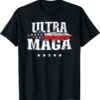 Ultra MAGA Anti Biden US Flag Pro Trump We The People Shirt