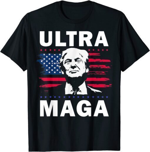 Ultra Maga Proud Ultra-Maga USA Flag Shirt